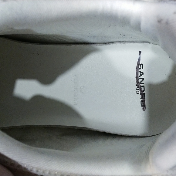 SANDRO Leather, mesh and rubber sneakers - Picture 6 of 10